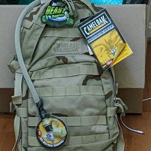 Camouflage CamelBak with Water Beast reservoir